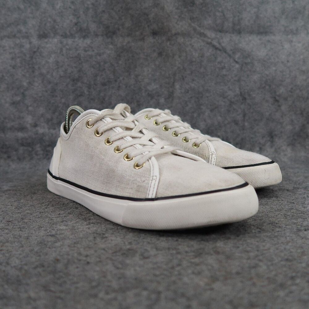 Just Fab Shoes Womens 8 Casual Sneaker All Chill Fashion Lifestyle Lace Up White